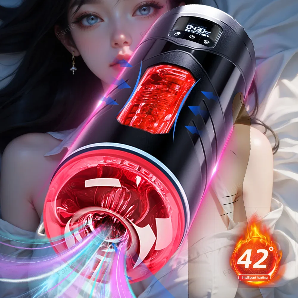 كأس استمناء ذكر آلي حقيقي ساخن مص الاهتزاز اللسان الاستمناء المهبل جيب الكبار آلات الجنس لعب للرجل