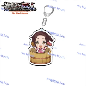 Eren Jaeger-Mikasa Ackerman-Akrilik Anahtarlık, Armin, Saldırı Titan, Armin, Saldırı, Anime Periferik Kolye kolye, Cosplay Sahne, Oyuncaklar ve Çocuklar için Hediyeler En çok satılan 12, anahtarlık, mikasa-no. 6