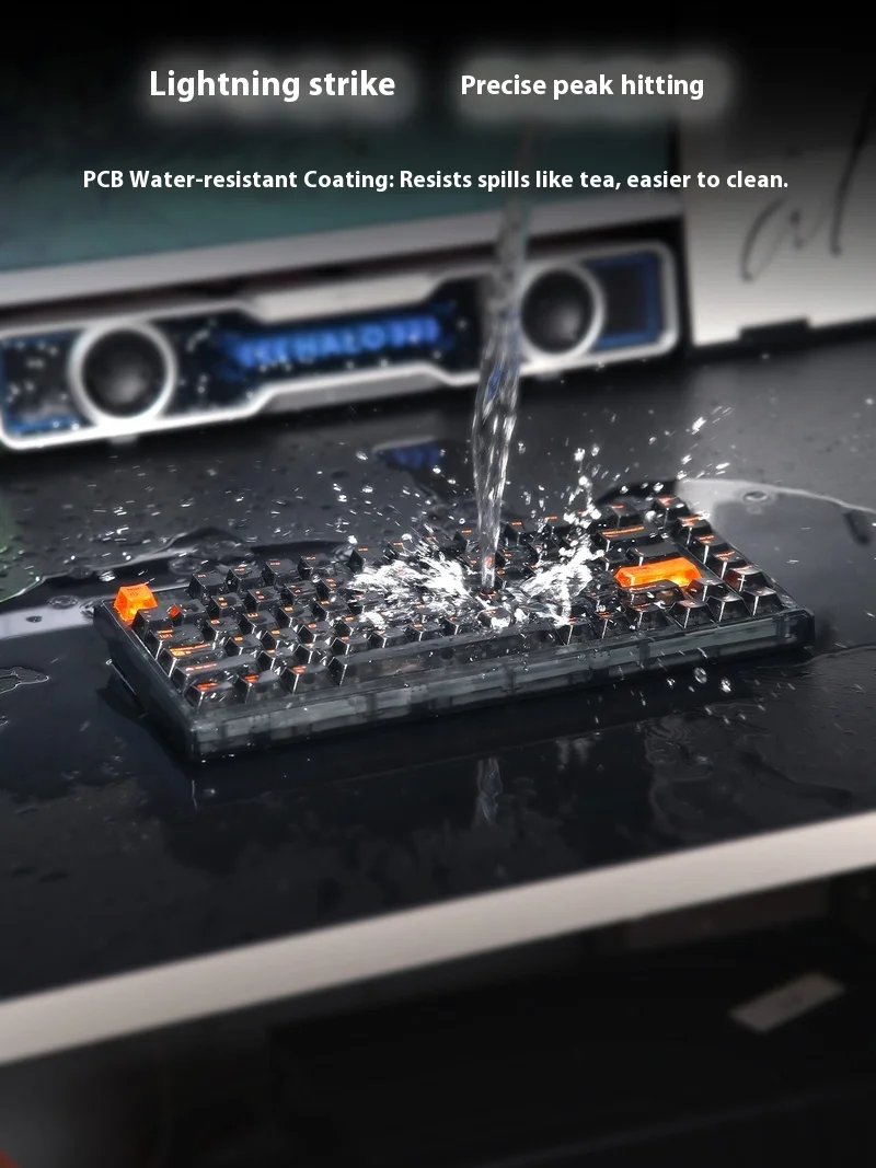 FL ESPORTS APEX 75HE Customized Magnetic Switch Gaming Keyboard Hot Swap 82 Keys VALORANT RGB Light 8K RT0.005MM Laptop PC