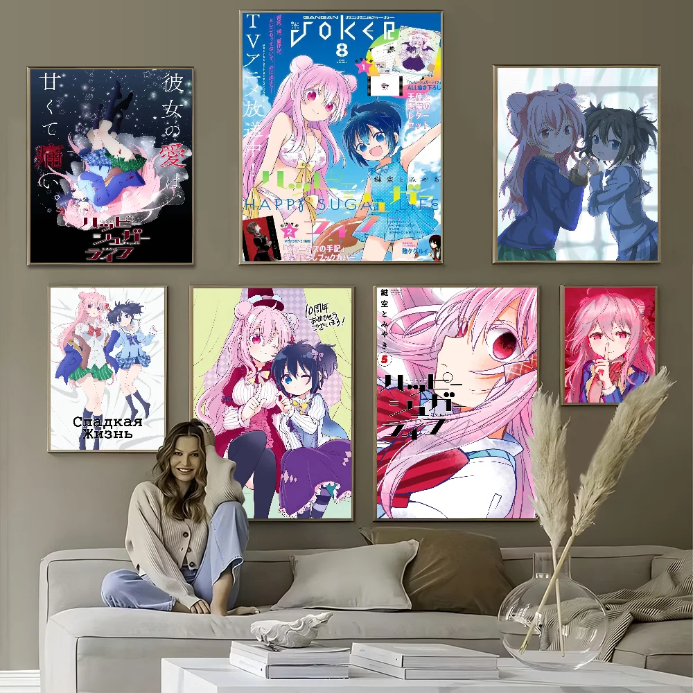 

Happy Sugar Life Matsuzaka Classic Vintage Posters Whitepaper Prints Posters Artwork Kawaii Room Decor