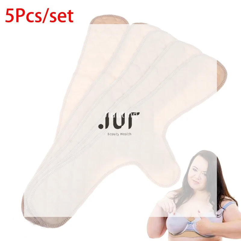 

5Pcs Under Bra Sweat Liners Set Under Breast Sweat Absorber Women's Lingerie Accessories Breastfeeding Supplies Cooling Bra