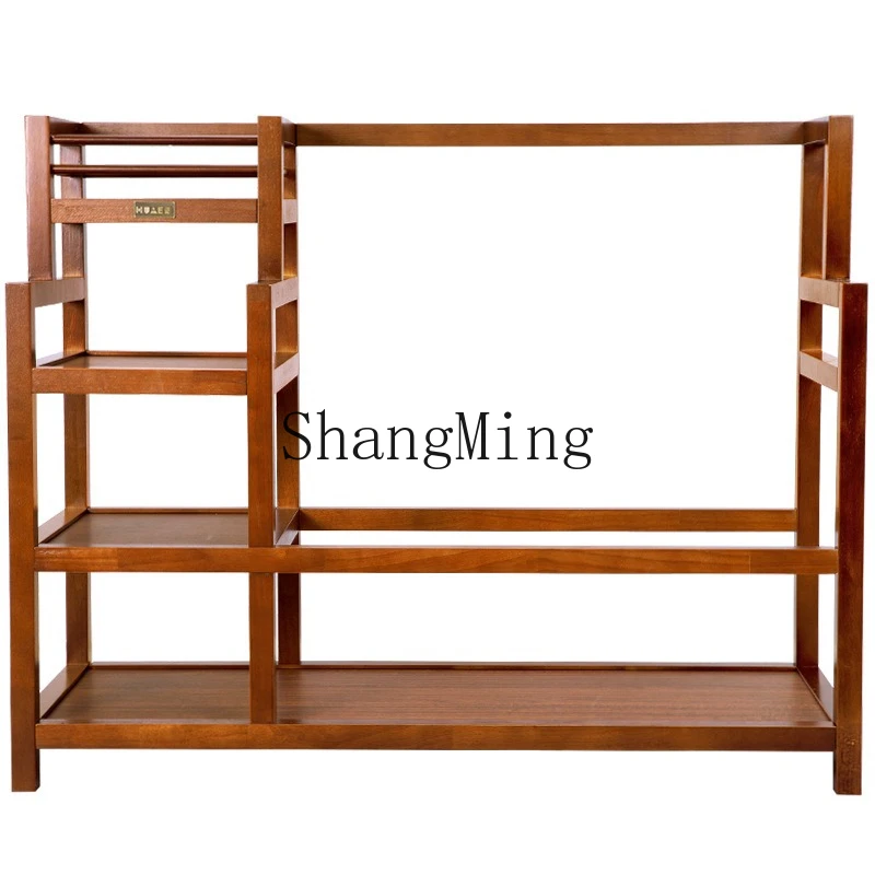 

FG Golf Solid Wood Shelf Multifunctional Ball Bag Bracket Ball Storage Display Solid Wood Display Rack