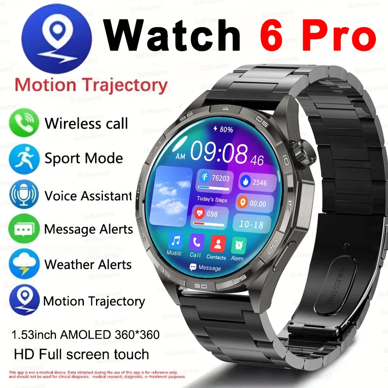 2026New ساعة ذكية الرجال الرياضة في الهواء الطلق مقياس الارتفاع GPS مسار الأكسجين الدم الصحة مكالمة صوتية موضة Smartwatch للرجال والنساء #2