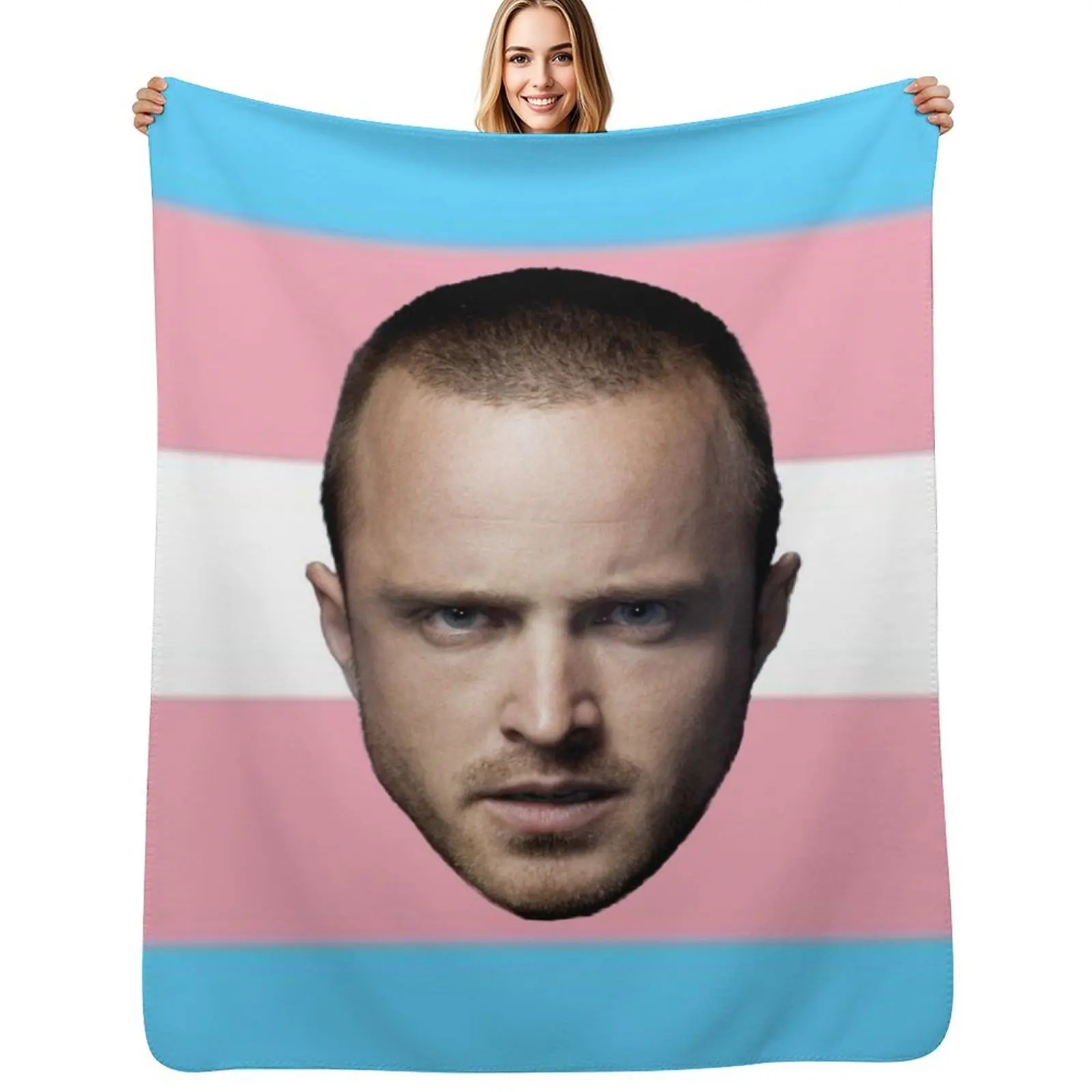 

Transgender Jesse Pride Throw Blanket Fuzzy Plush Throw Blanket for Sofa Chair