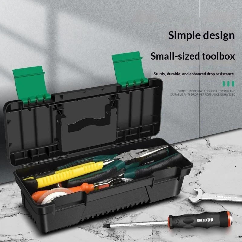 Hot 10Inch Tool Box Plastic Tool Storage Case For Carpentry Electrical Repairs Tool Handheld Toolbox Storage Box Plastic Toolbox