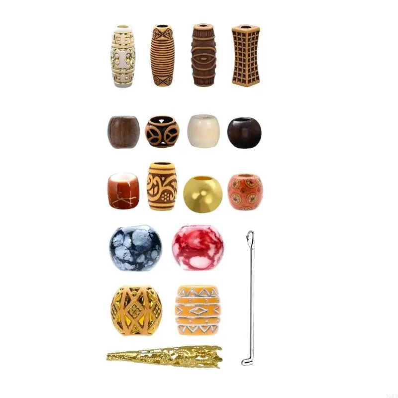 N5KB Dreadlock Dreadlock Hair Hair Beads Loose Coil Hair Jewelry Halloween Braid Clip Rings Hair Clip Rings Rings