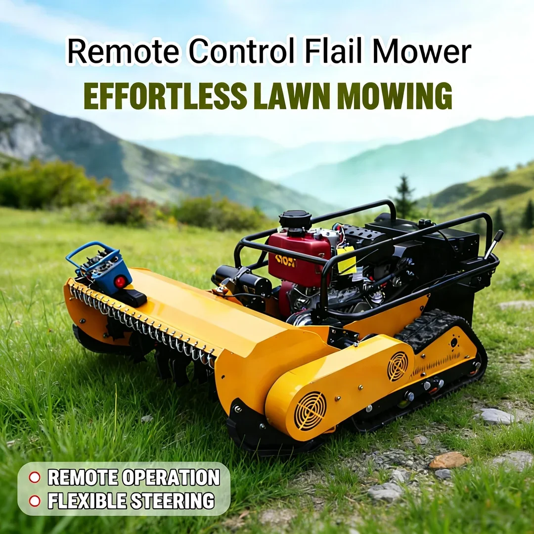 

Индивидуальная гусеничная косилка-измельчитель с двигателем 459 куб. см, сертифицированная EPA Euro V, с электрозапуском, для тяжелых работ в сельском хозяйстве и лесоводстве, для прополки