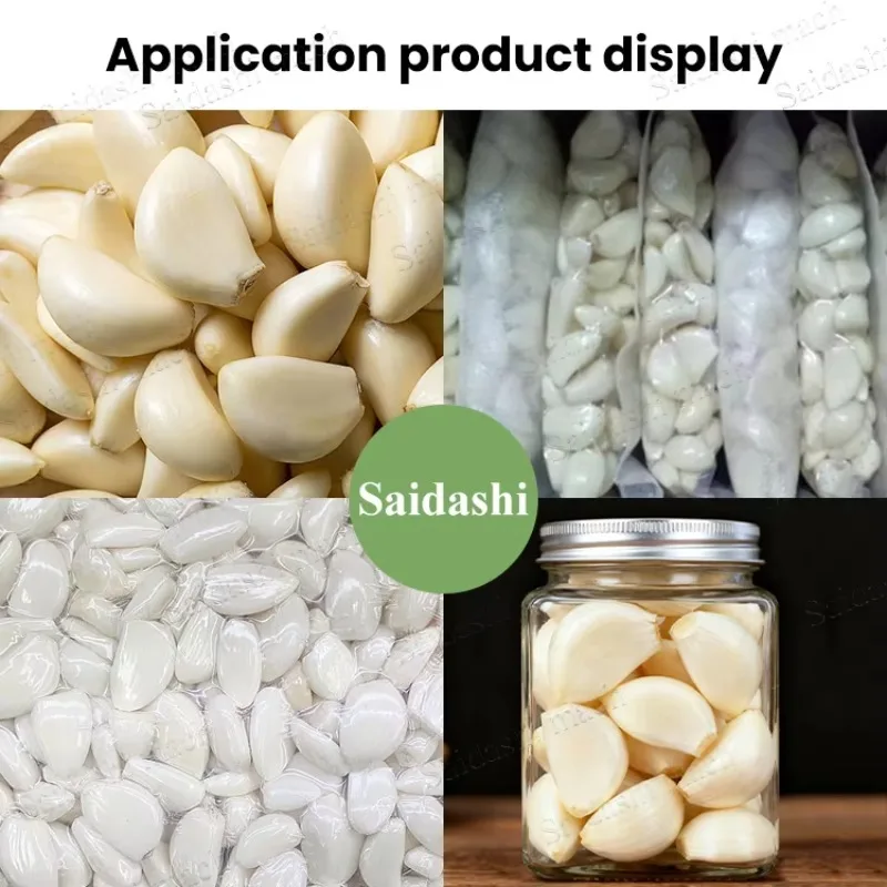Commercial Garlic Peeling Machine with Air Compressor Stainless Steel Garlic Peeler Tool