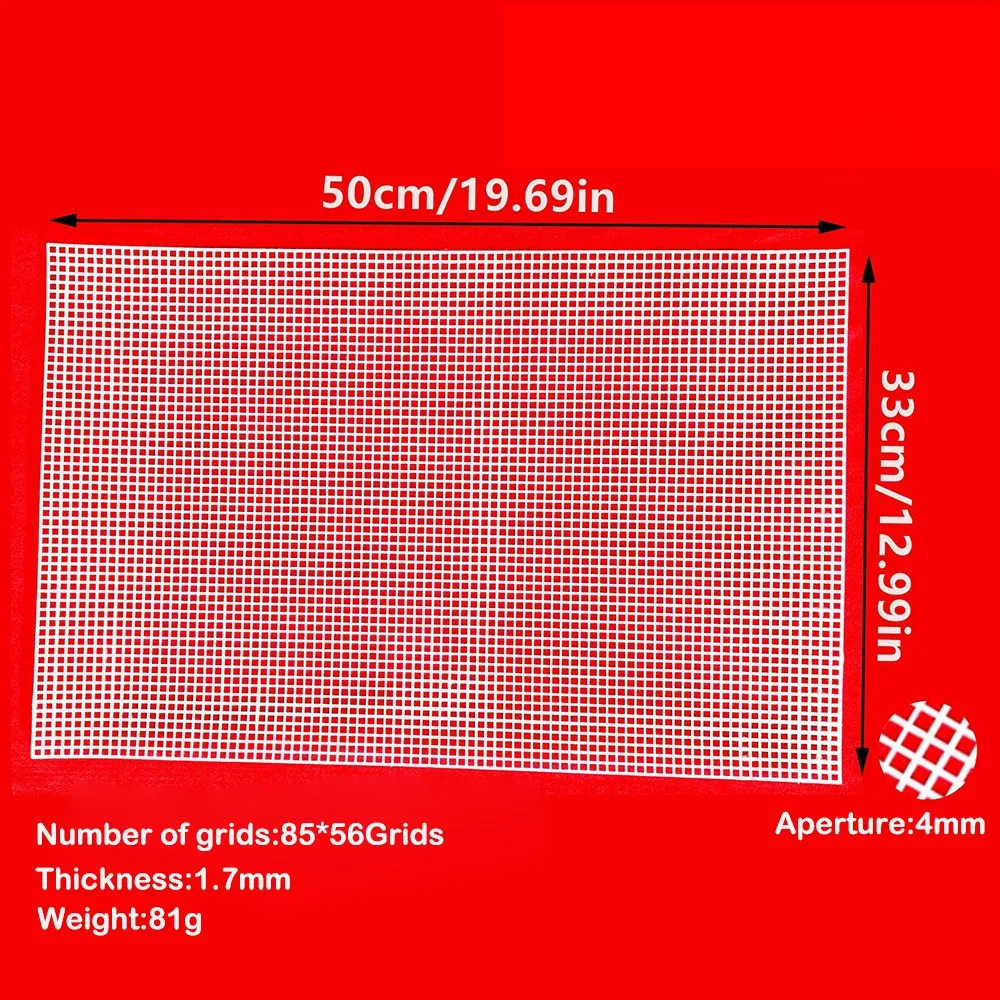 Handbag Accessories Plastic Bag Mesh Grid Durable White Canvas Bag Sheets Net Cover