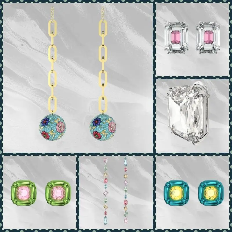 

2025 Runway Trend Glamour Coruscating Women's Valentine's Day Earrings Heart-Shaped Love Symbol