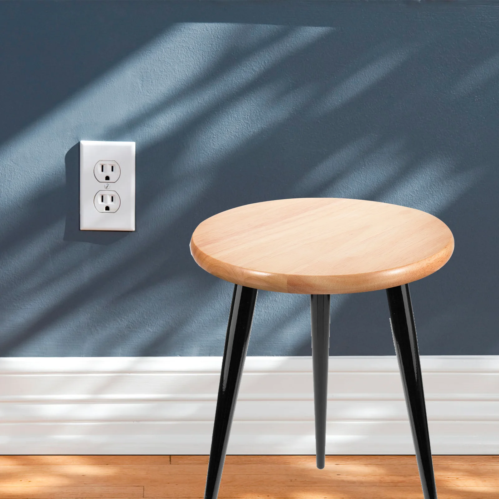 Ronde kruk Houten zitting Vervanging Massief houten oppervlak Kantine Barstoel Zitgedeelte Home Ronde kruk Reparatieaccessoire