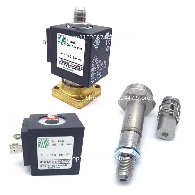 For Hot Mom Novara Legend Kafa Coffee Machine Brewing Head Solenoid Valve Coil Spool OED Spool Spring