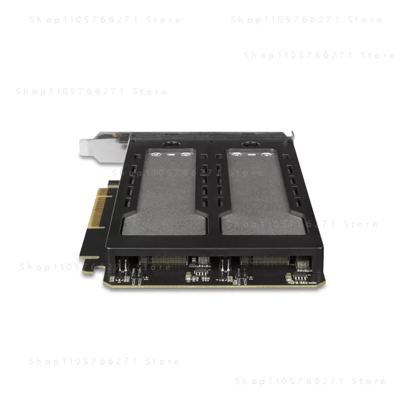 For disk position M.2 NVMe SSD to PCIe 4.0x8/x16 adapter card hard disk extraction box tool-free installation