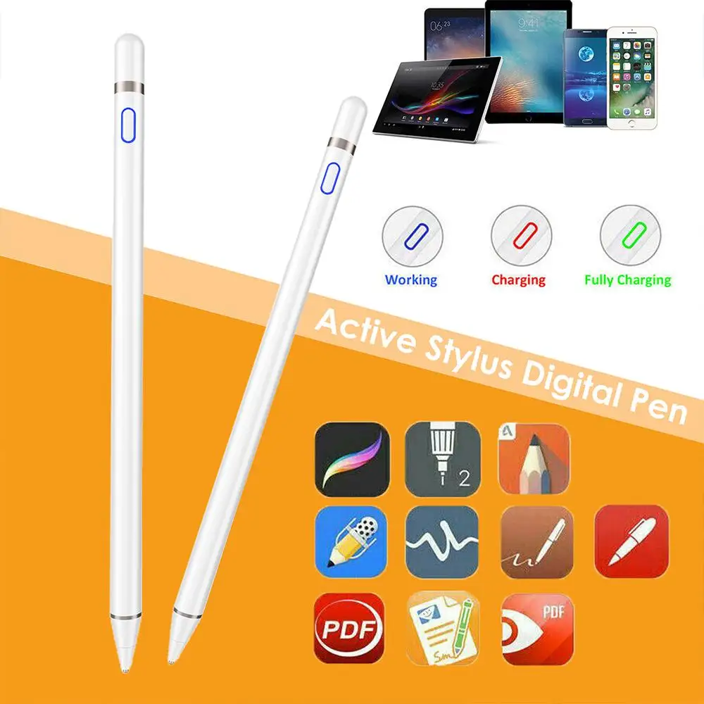 Stylus Pen for IPad A16 11th Gen Samsung Galaxy Tab S10 S9 A9+ Honor Pad 9 Android IOS Tablet No Bluetooth Magnetic Touch Pencil