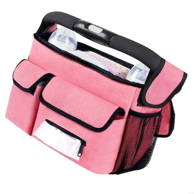 Q22D Cabrio-Kinderwagen-Aufbewahrungs-Organizer, verstellbare Riemen, kompakte Reiselösung