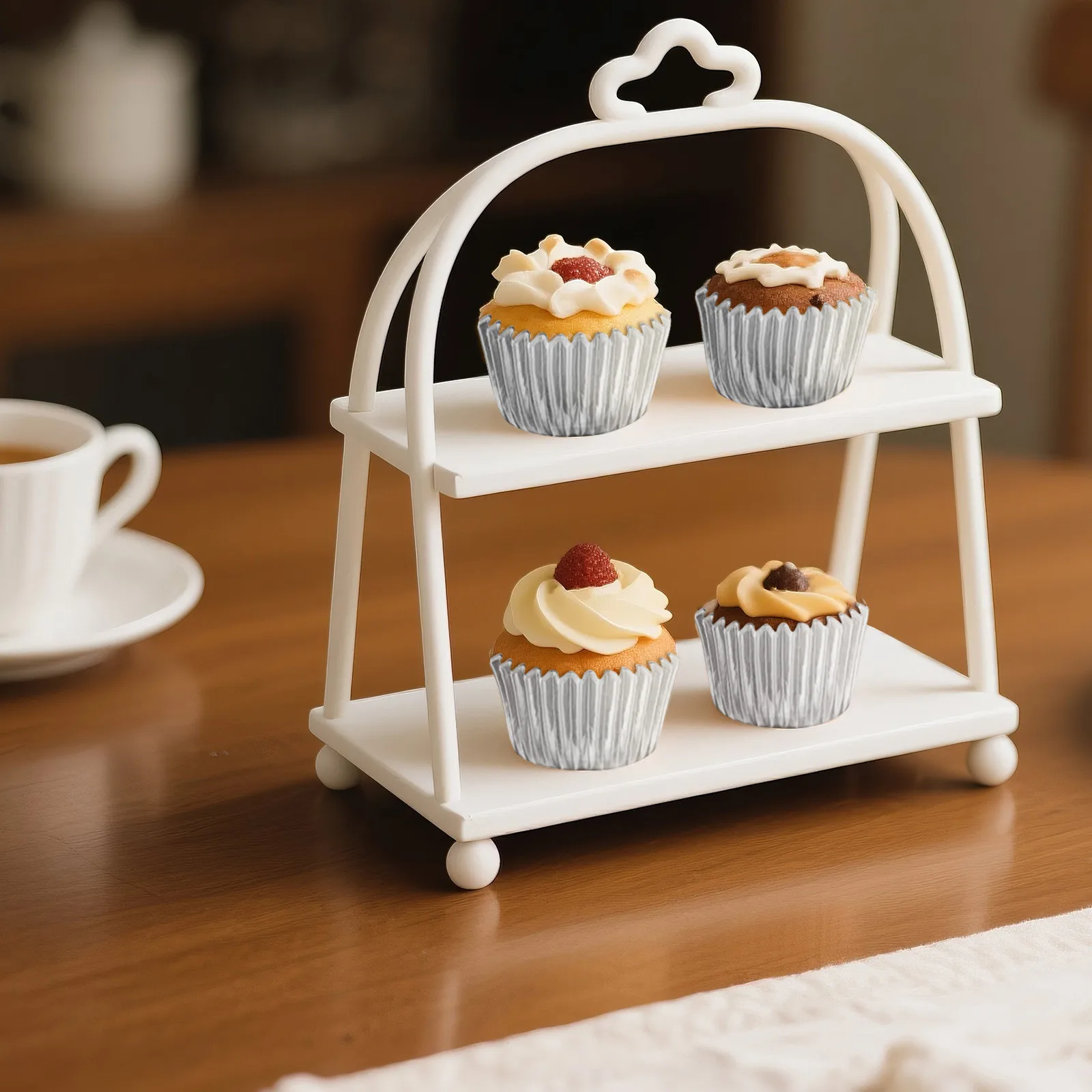 الغذاء الصف 100 قطعة أكواب الخبز كب كيك الكعك بطانات ورقة كوب قوالب الخبز الشحوم مغلفة كب كيك كعكة أدوات