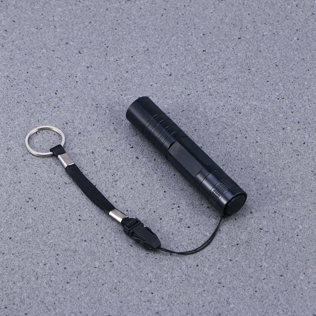 Mini LED Pocket Flashlight Ultra Bright Waterproof Small Torch Aluminum Alloy Keyring Outdoor Walking Camping Hiking Black No