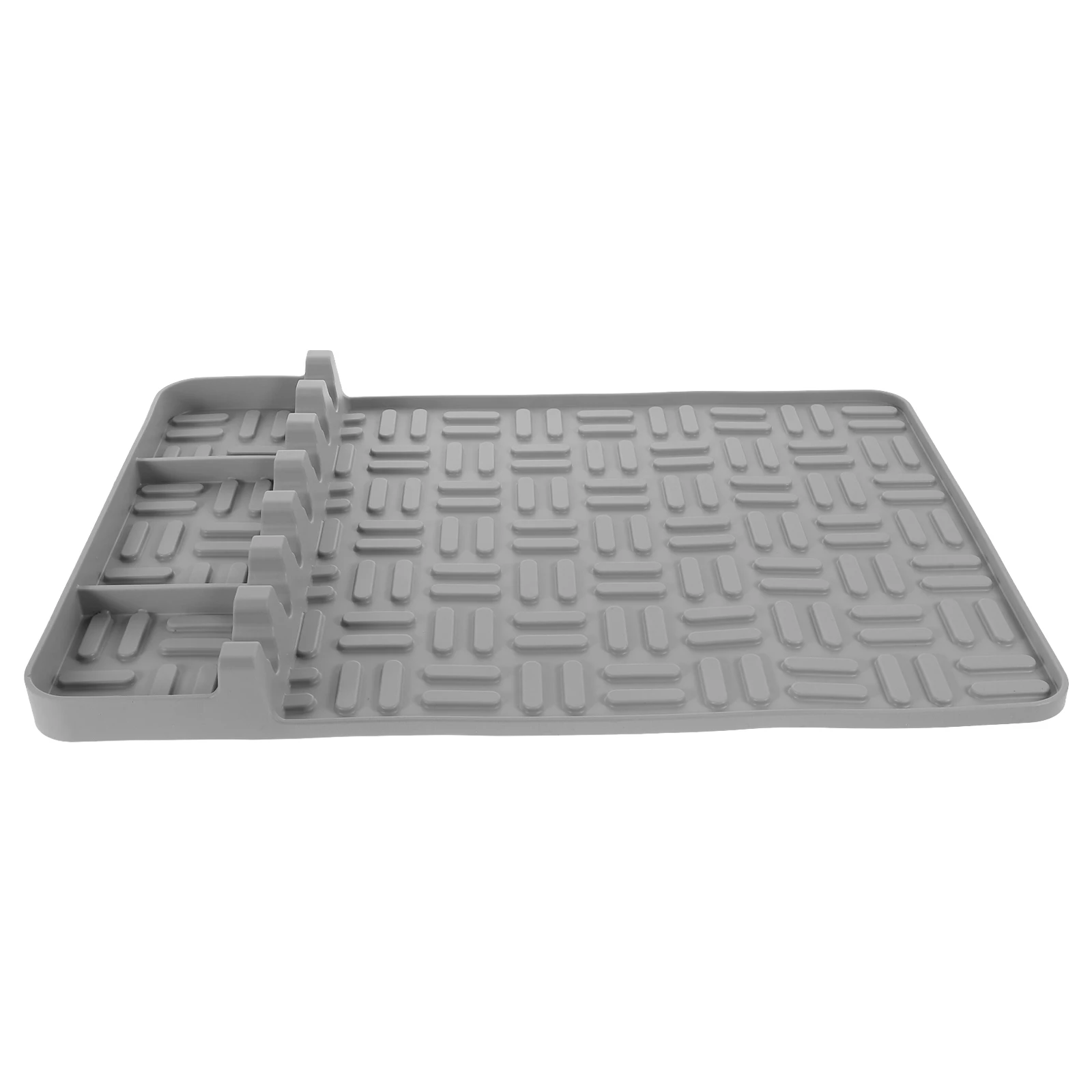 

Silicone BBQ Tool Mat Heat Resistant Grey Grill Side ganizer Kitchen Countertop Fry Pan Wash Pads Multipurpose Mat With