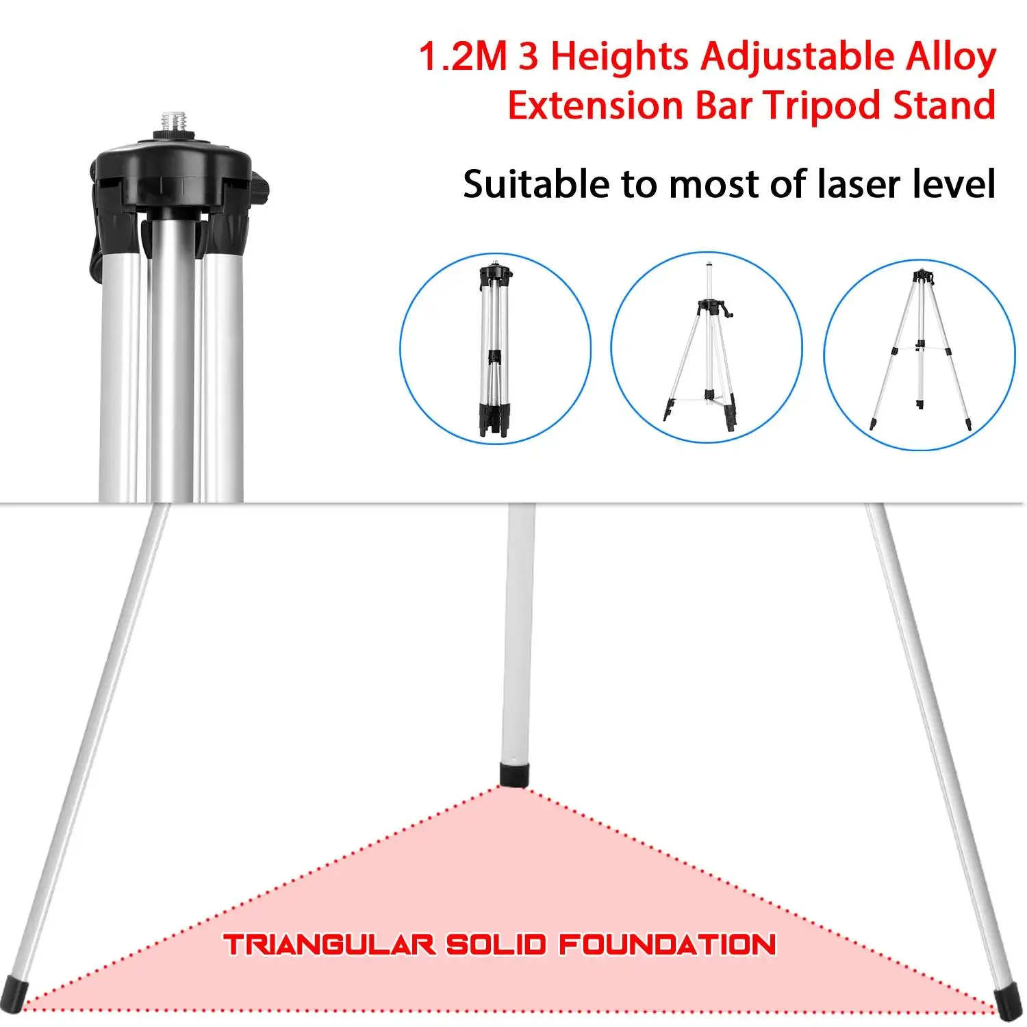 4D 16 Lines Laser Level 2 Batteries Self-leveling Laser Level Machine Horizontal Vertical Cross Lines Extension Bar Tripod Stand