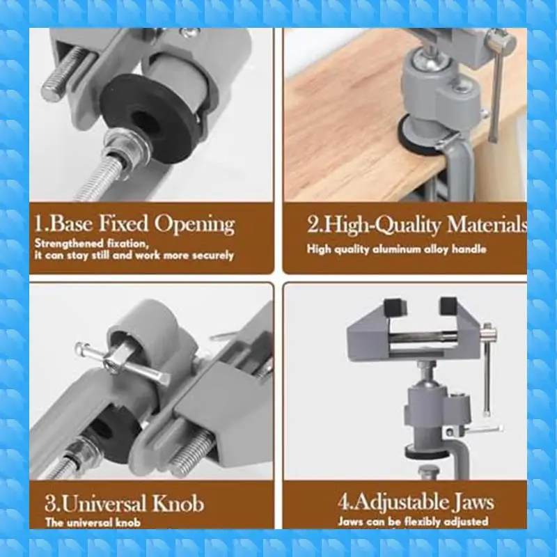 

Portable Clamp Vise For Crafting,Woodworking, Modeling,Sculpting, Painting, Drilling