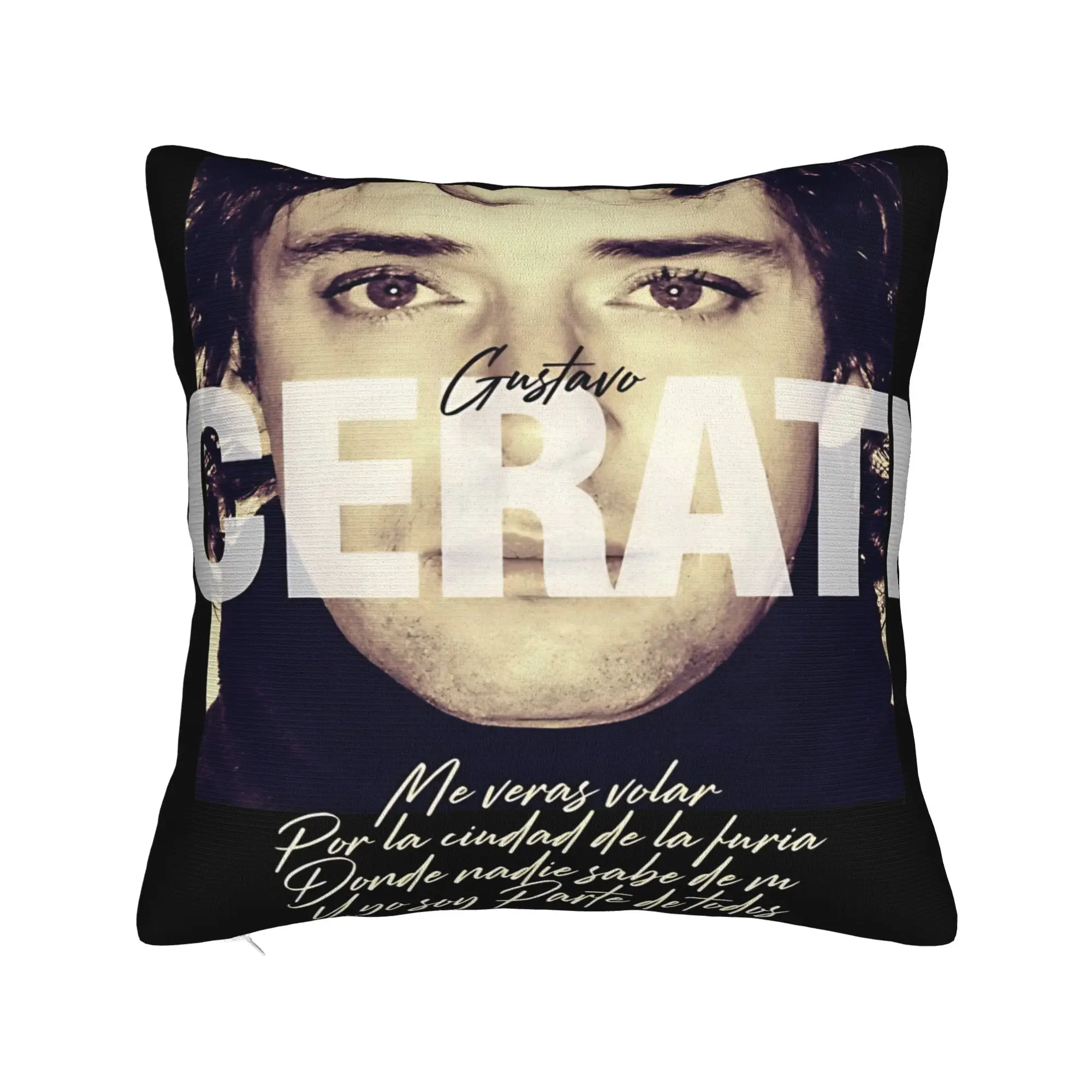 Rapper Gustavo Cerati Tour Album  Pillow Cover  Custom Cushion Cover Morden Pillow Case For Chair Sofa Home Decor