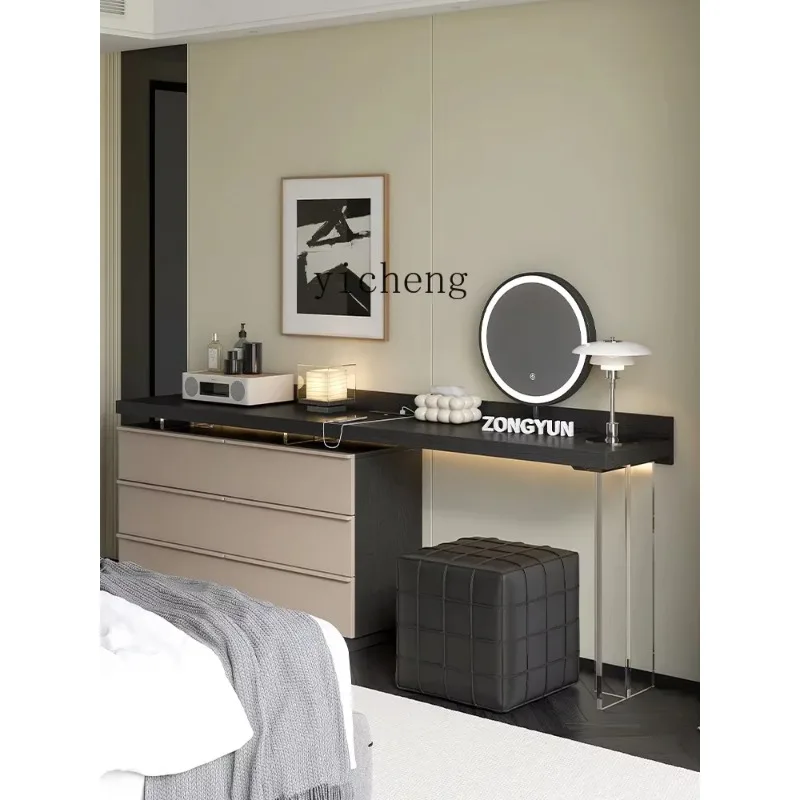 B6 GZ-23  Retro Style Stretch Desk Chest Dresser Combination Bedroom Study Dresser Locker