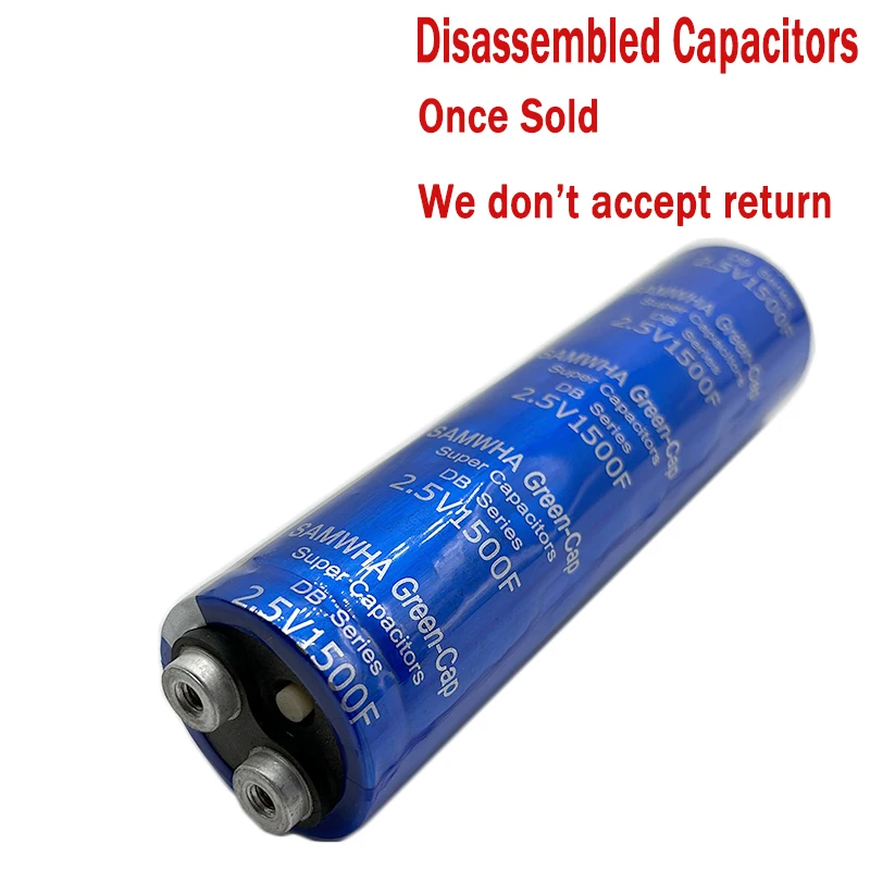 1Pcs GDCPH 2.5V1500F Super Capacitor High Current Supercapacitor Can be Used To 15V250F Automotive Rectifier Module