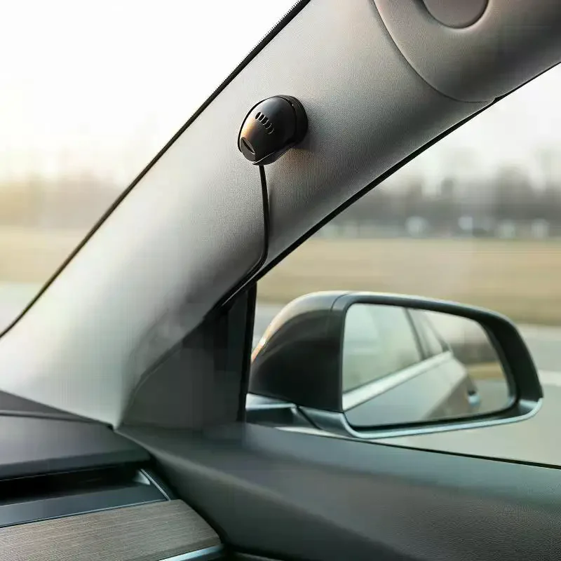 Car External Wired Microphone  Cable Paste Type High Sensitivity Pickup Mic for Vehicle Hands-free Call