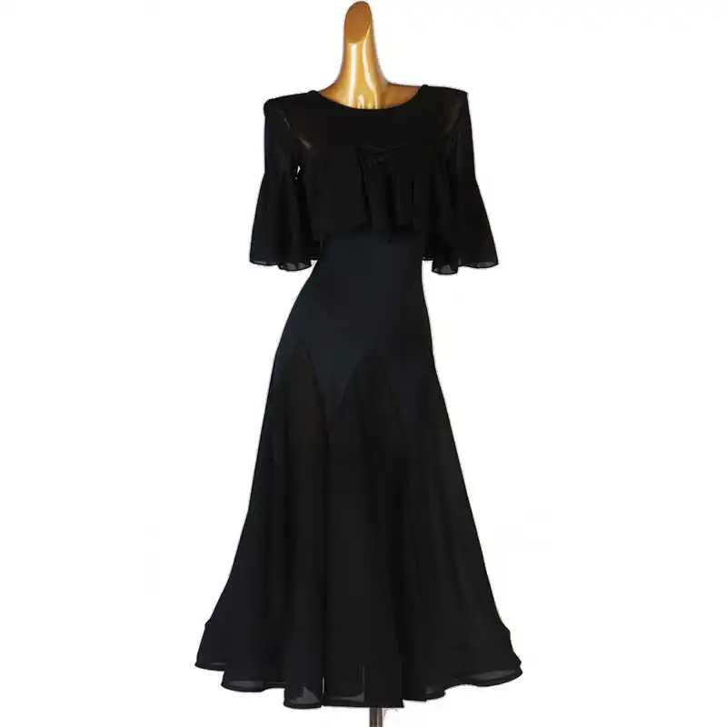 Nowa damska moda sportowa standardowa sukienka do tańca towarzyskiego damska walcowa elegancka sukienka wysokiej jakości nowoczesna dla dorosłych na bal miejski