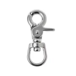 Stainless Steel Swivel Eye Snap Hook Spring Buckle Diving Clip Spring Hooks Swivel Lobster Clasps Clips Strong & Durable