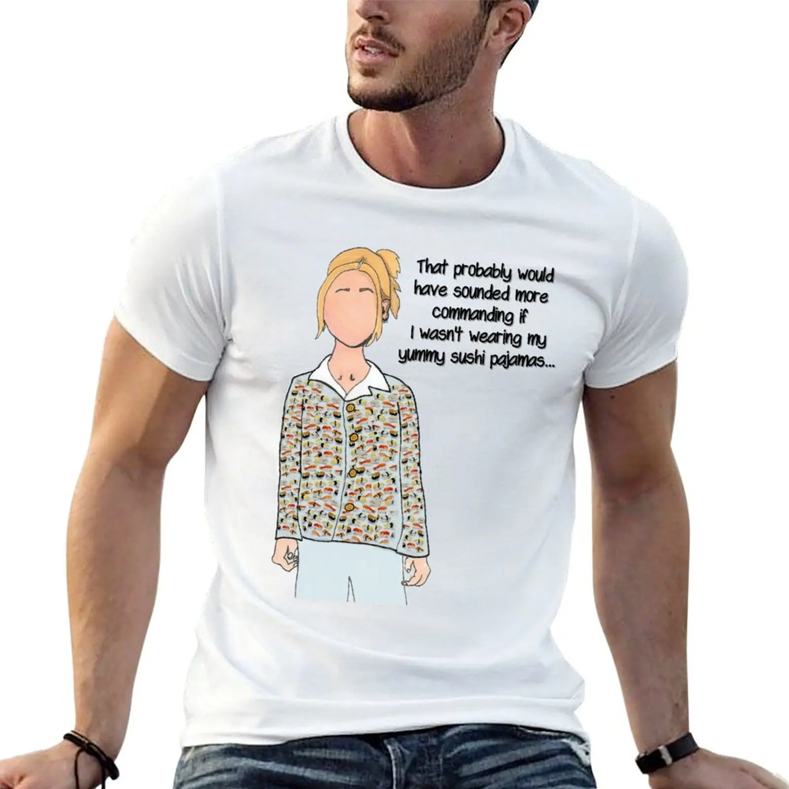 Yummy Sushi Pajamas T-Shirt oversize t-shirts man summer 2026 mens graphic t-shirts pack