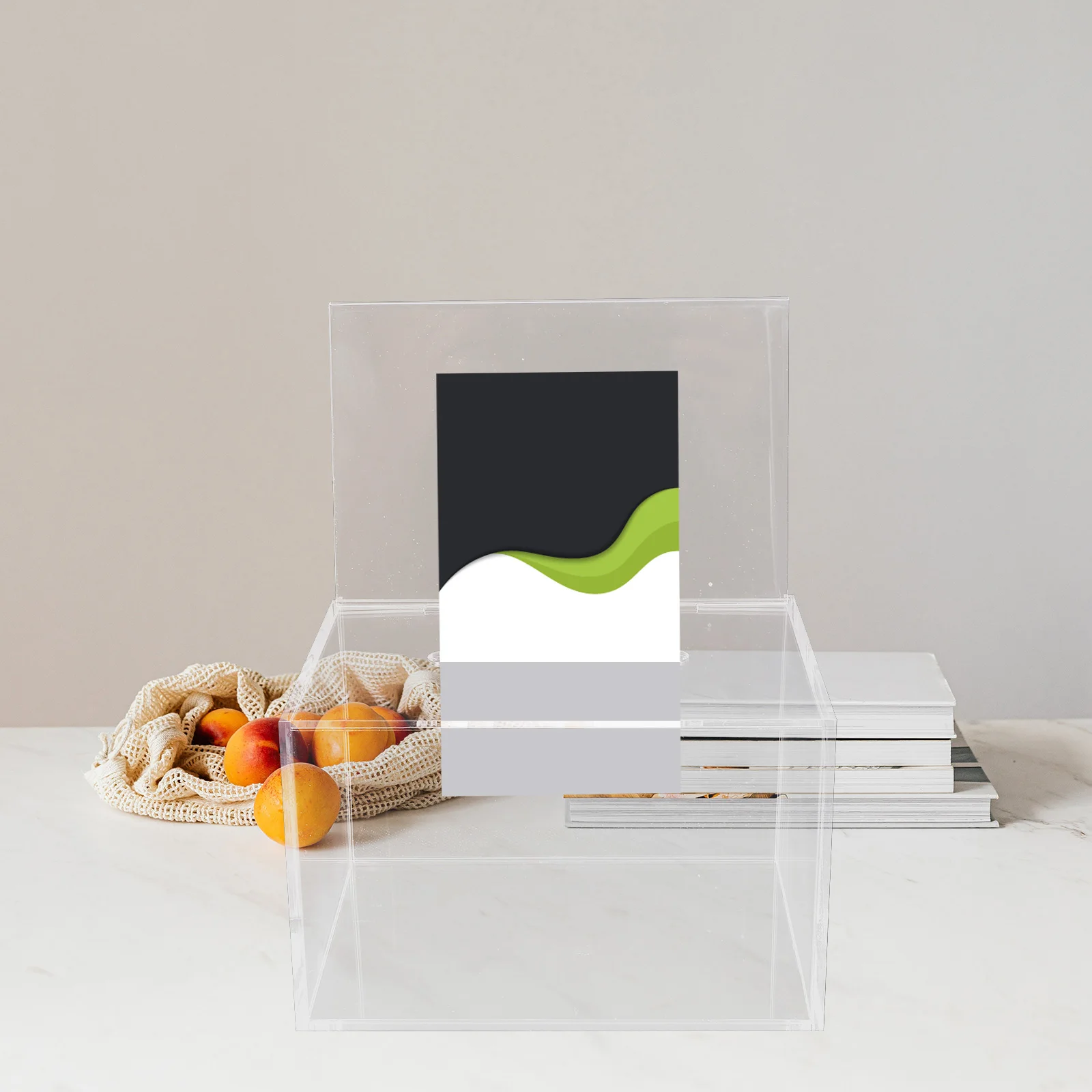 

Voting Ballot Box Suggestion Donation Election Business Card Boxes Lockable Office Key