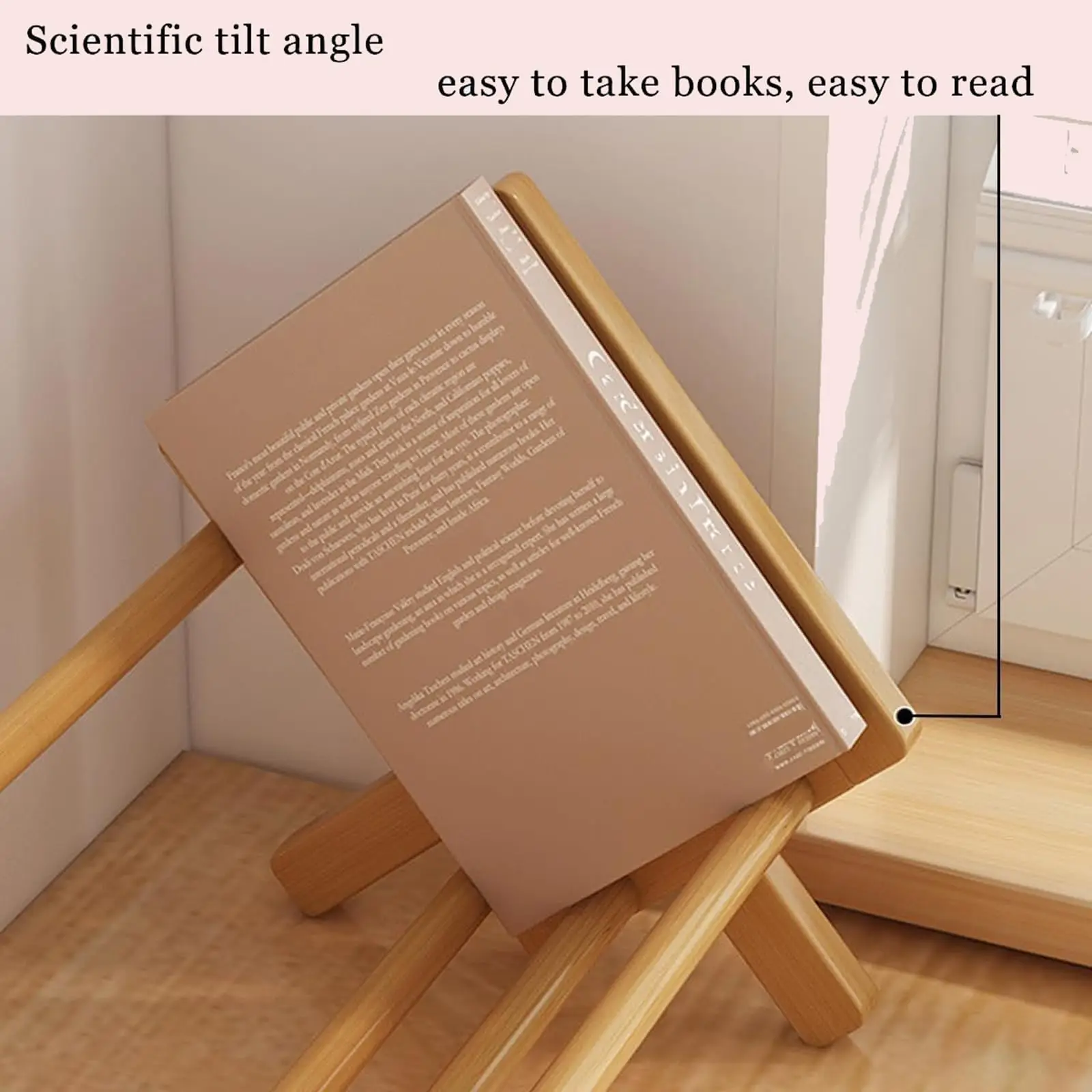 Simple Bookshelf Small Wood Bookshelf Student Desk Table Bookshelf Mini Wood Shelf Home Office Bookcase Wooden Shelves image 5