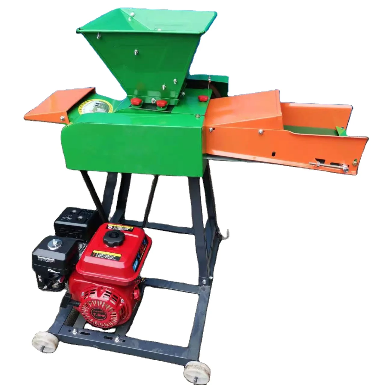 2026High Productivity Wet Dry Guillotine Chopper Engine Powered Chaff Cutter Machine Farm Livestock Feed Machines