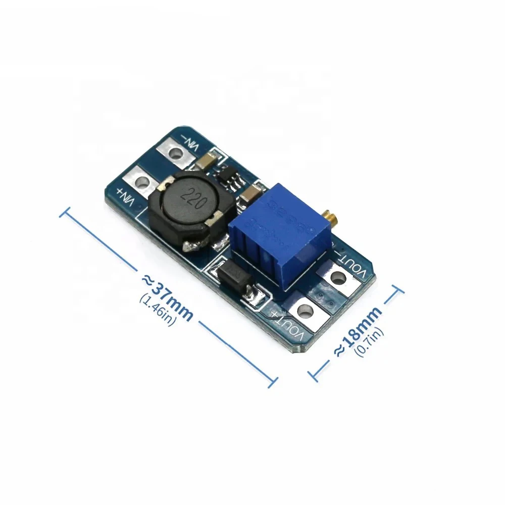 MT3608 DC-DC Step Up Converter Booster Power Supply Module Boost Step-up Board MAX output 28V 2A