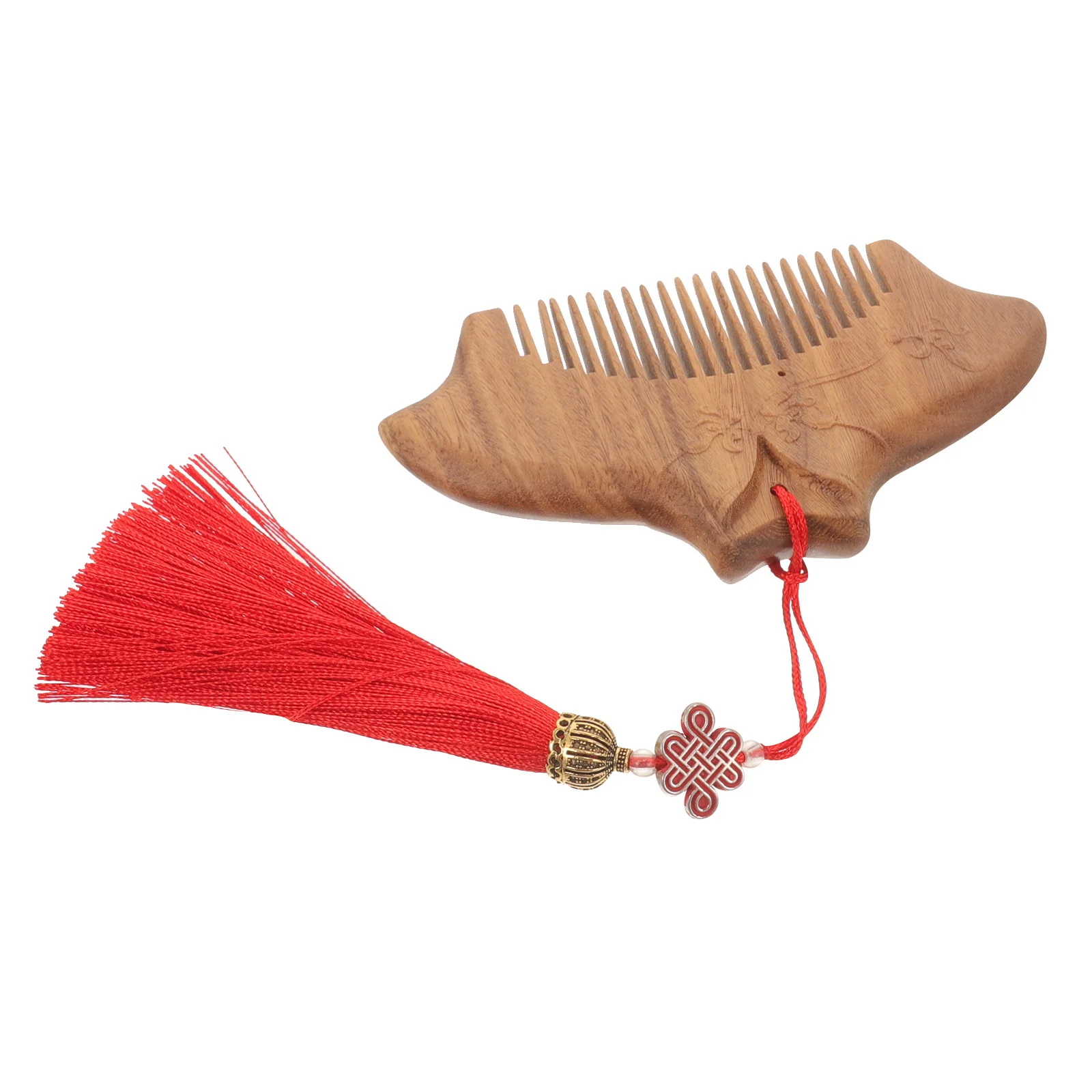 

Мини-маленькая деревянная расческа для волос, массажная расческа из сандалового дерева для укладки волос, расслабляющая кожа головы, женские, мужские, женские массажные расчески