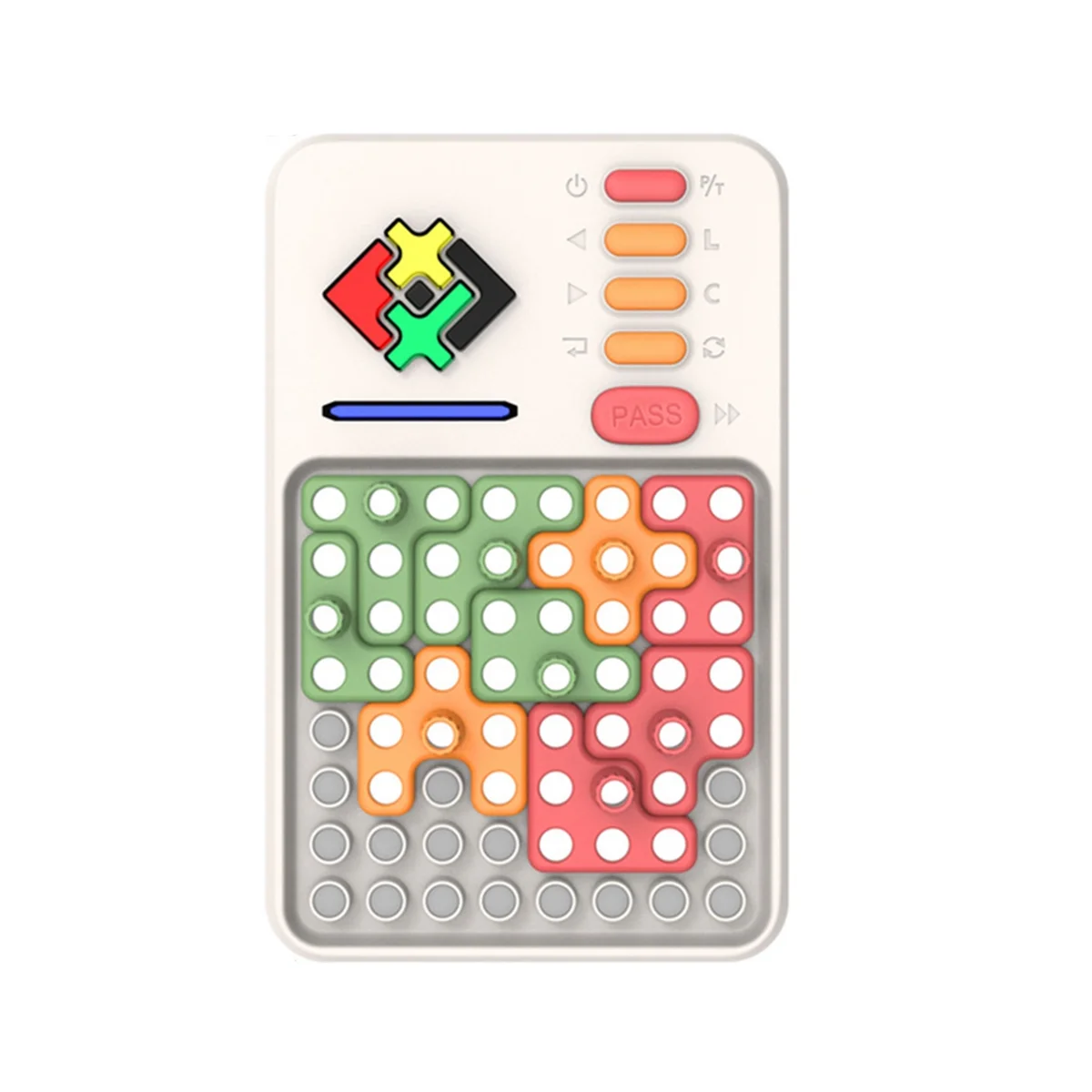 

Super Block Children's Intelligent Puzzle Game Logical Thinking Pass Magnetic Electronic Puzzle Building Blocks