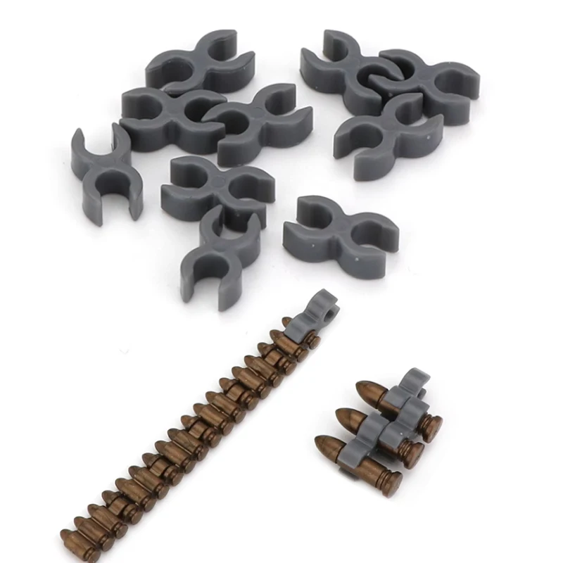 

8-shaped Buckle Bullet Buckle Plastic Parts Puzzle Assembly Toys Building Blocks Accessories 10PCS/LOT