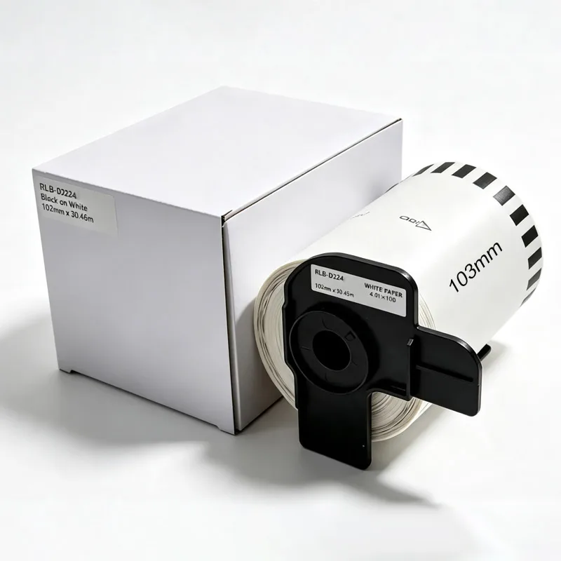 1roll 3rolls DK-22246 DK22246 Label Paper 103mm*30.48m shipping label Compatible for Brother QL-500 QL-1050 Thermal Printer