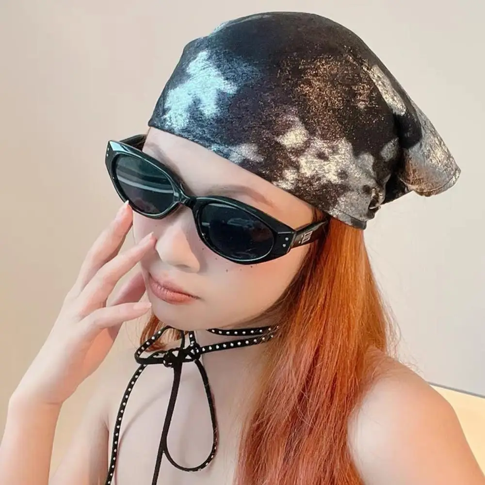 

HOT Luxury Bandana Soft Neckerchief Hijab Hair Scarves Bandana Neck Kerchief Y2K Hair Shawl Wrap Hair Bands Ribbon Headband 2025