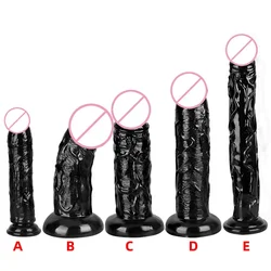 35/27/26/23/22.5cm PVC Simulation Penis Real Vein Realistic Dildo with Strong Suction Cup Male Masturbator Sex Toy for Female