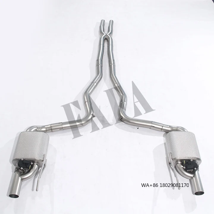 

For 5 Series G30 High-Performance Tuning Exhaust System Cat Back Middle Tail Section Exhaust Muffler
