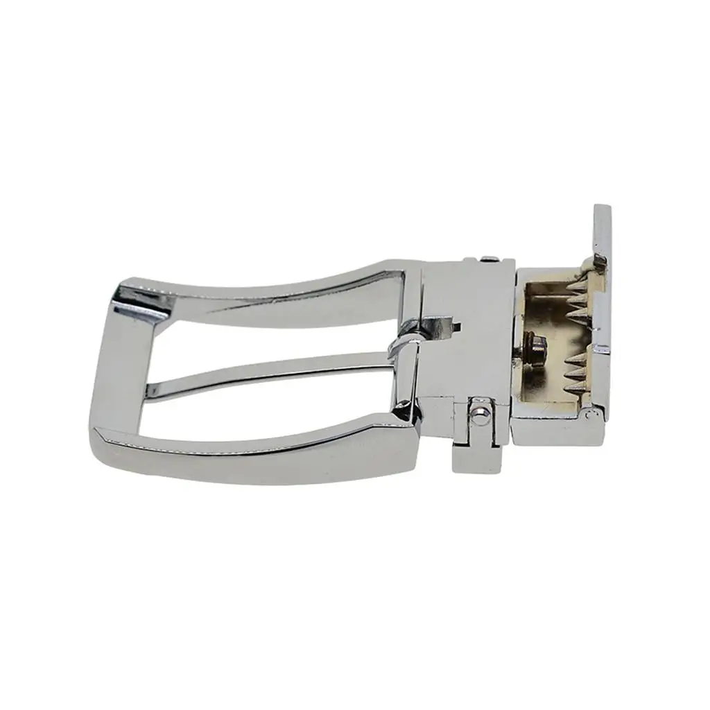 Rectangular Alloy Belt Buckle Reversible Pin Buckle Replacement Metal Accessories for Men's Belt DIY Projects