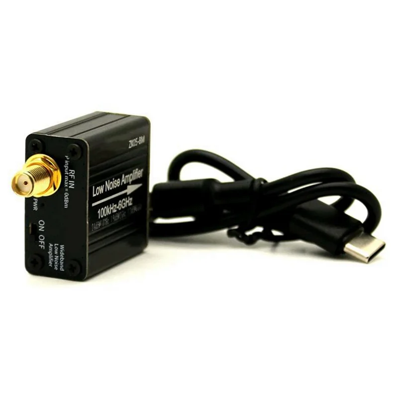 AU61-LNA Модуль радиочастотного предусилителя мощности 100 кГц-6 ГГц/10 ГГц 20 дБ с высоким коэффициентом усиления LNA малошумящий усилитель