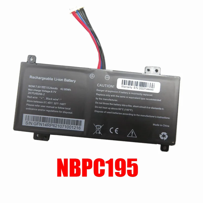 

Laptop Battery For DepEd For COBY NBPC1958 7.6V 5526mAh 42.00Wh 10PIN 8Lines New