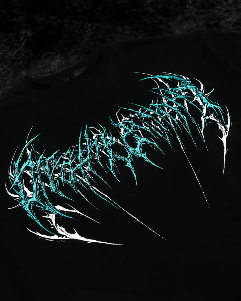 Men's Gothic Style Pattern Fitness Short Sleeved Sports Shirt Body Fitness T-shirt Dark Street Style Sports Training Shirt