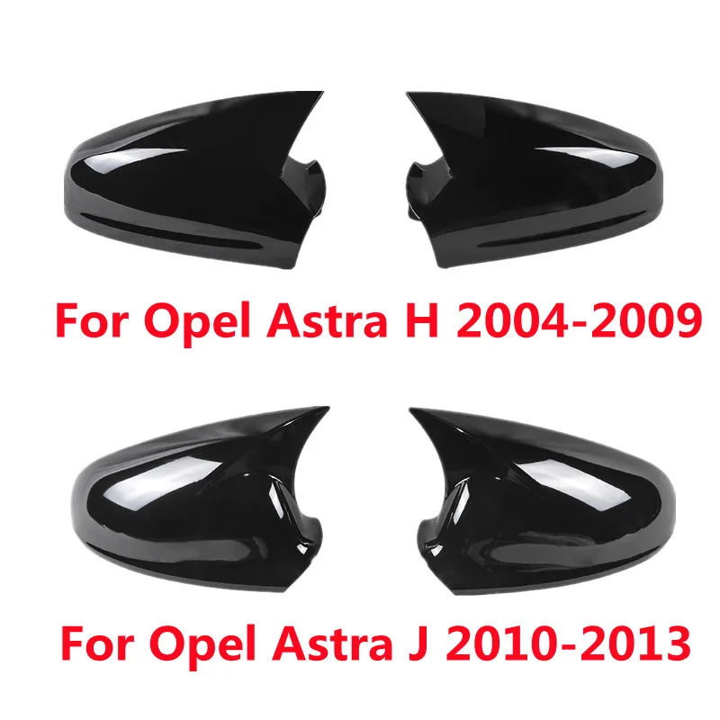 For Opel Vauxhall Astra H MK5 2004-2009 J MK6 2010-2013 Car Rearview Sticker Side Mirror Cover Wing Cap Exterior Door Case Trim