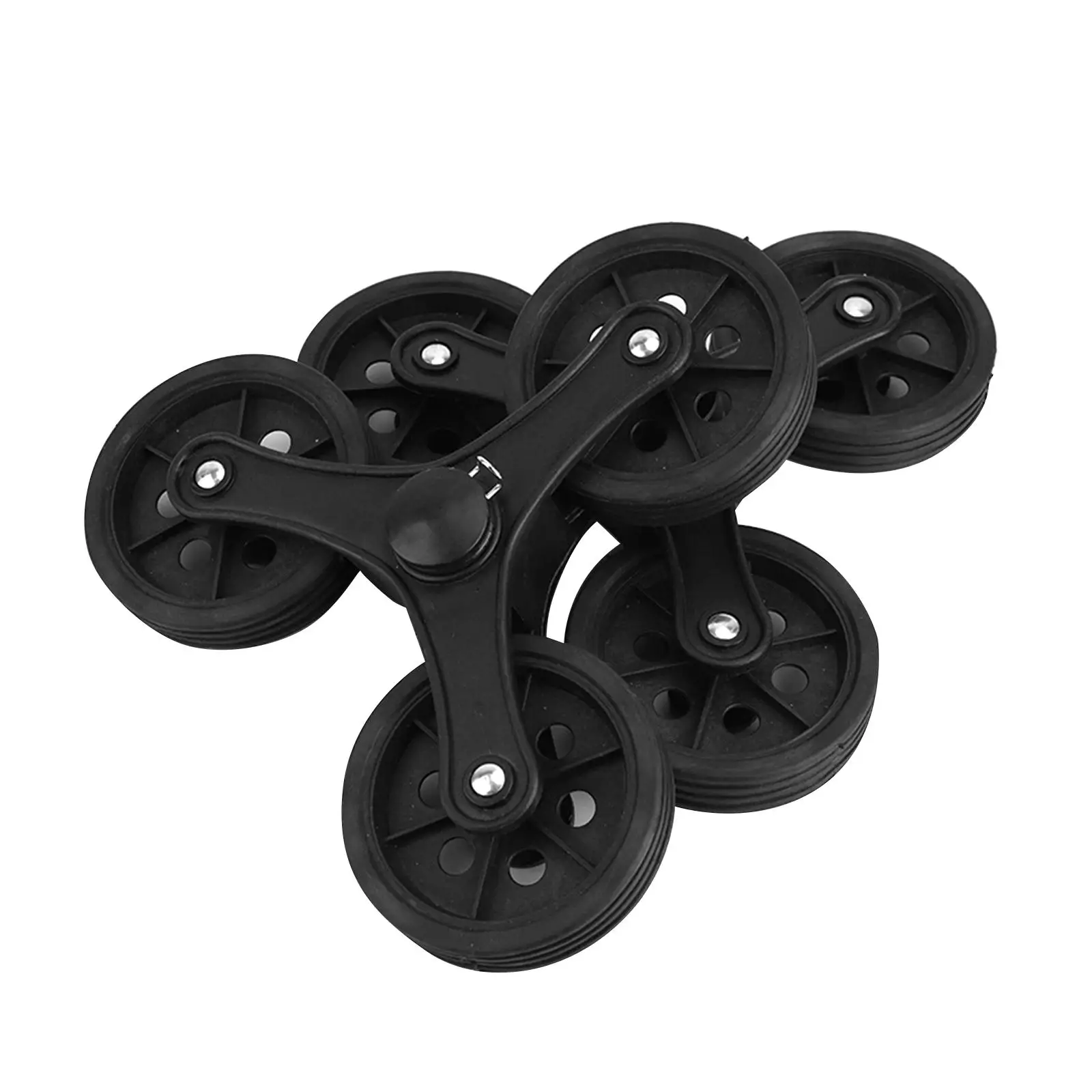 2Pcs Shopping Cart Triangle Wheels Practical Swivel Caster Wheels for Ladder