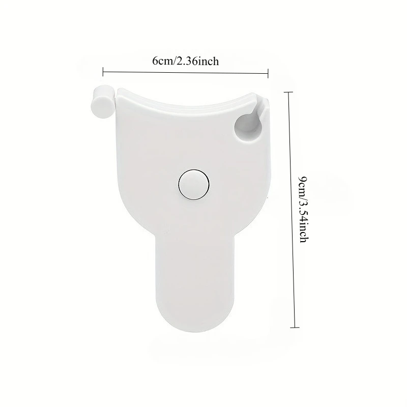 شريط قياس ناعم للقياس الدقيق، مناسب لتقييم أبعاد الجسم مثل الخصر والصدر والفخذين #2