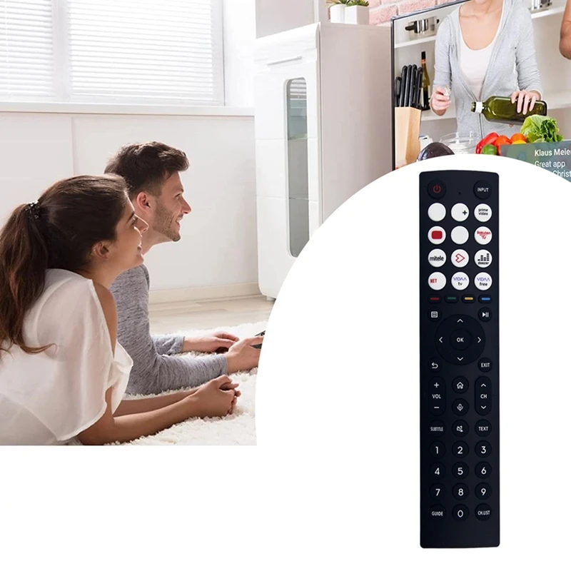 SCLS заменить ERF3F86H пульт дистанционного управления для Hisense Smart LED ЖК-телевизора пульт дистанционного управления без голоса